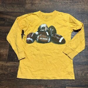 Boys Wes and Willy Puppy Football Long Sleeve Tshirt